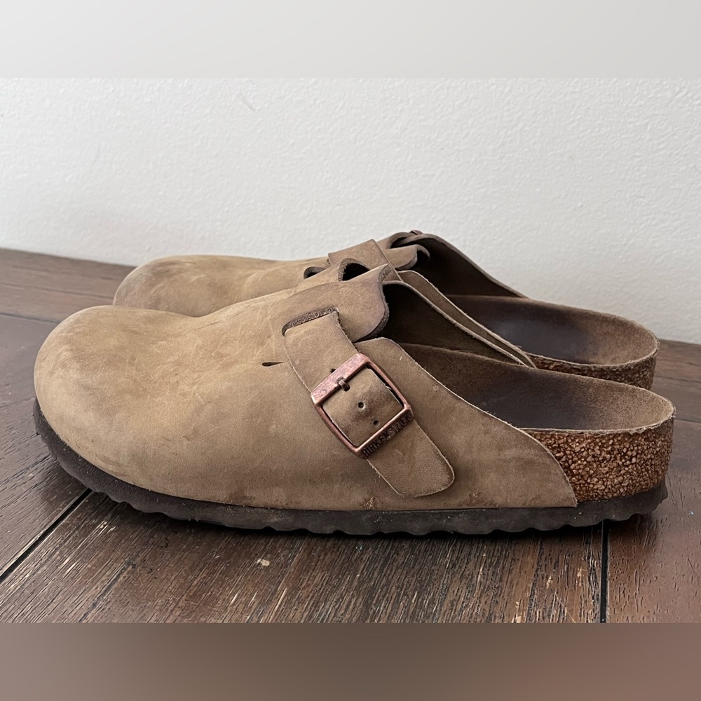 Birkenstock Brown Suede Mules